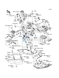 ER-6n ER650A7F GB XX (EU ME A(FRICA) drawing Frame Fittings(JKAER650AAA035083-)