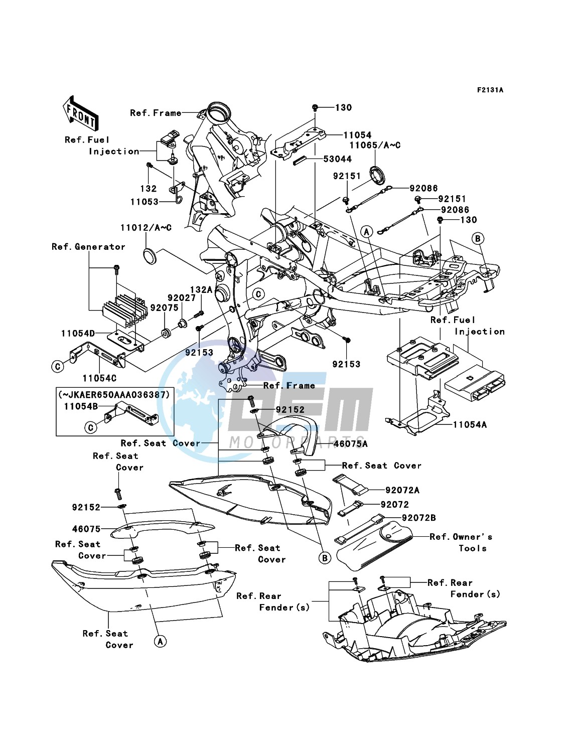 Frame Fittings(JKAER650AAA035083-)