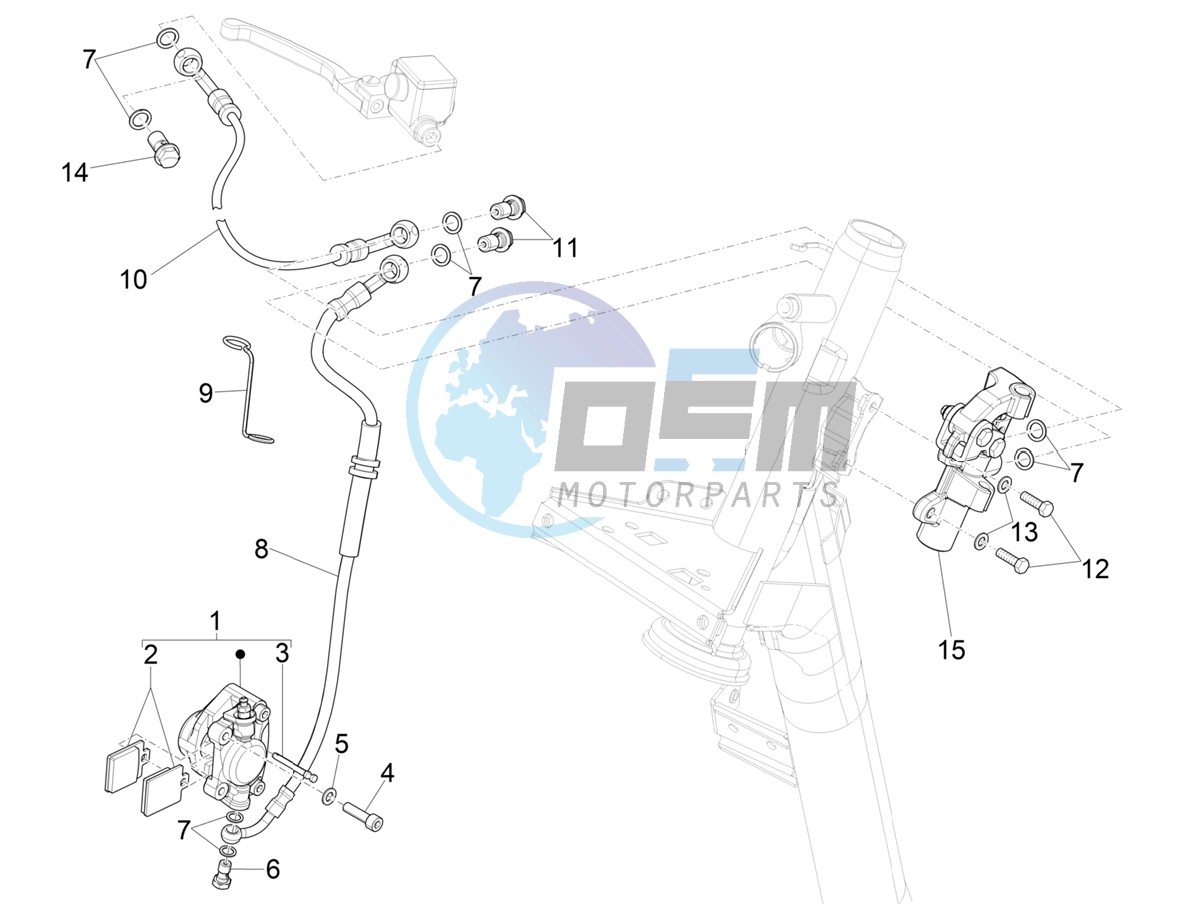 Brakes pipes - Calipers