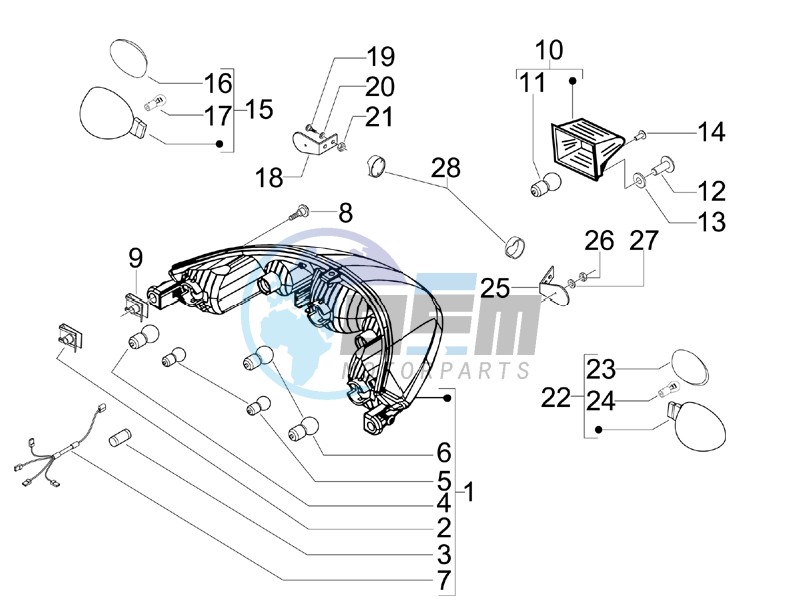 Tail light - Turn signal lamps