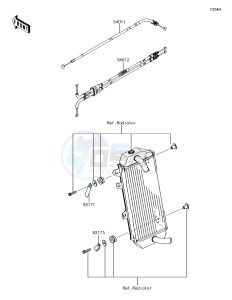 KX450F KX450HHF EU drawing Cables