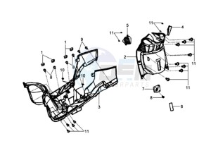 HD 200 drawing FR PLATE / LOWER COWLING