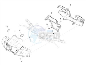 MEDLEY 150 4T IE ABS E3 2020 (APAC) drawing Handlebars coverages