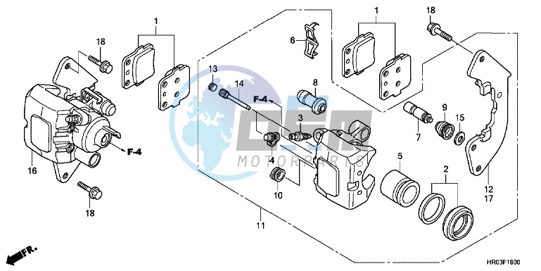 FRONT BRAKE CALIPER