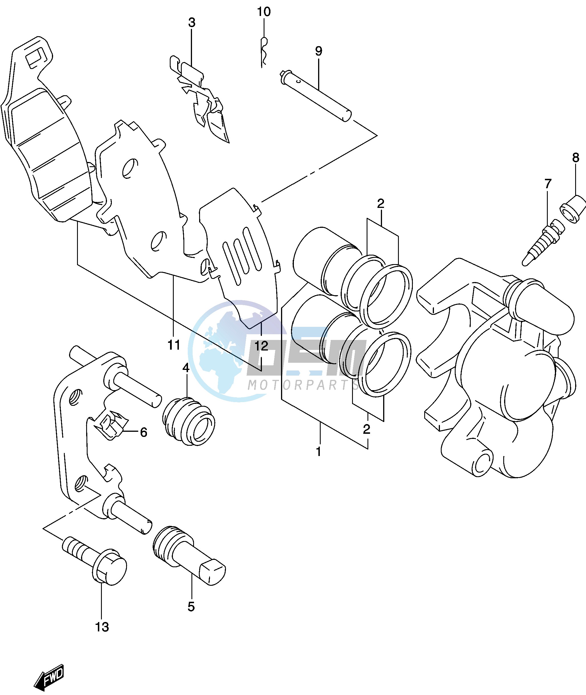 FRONT CALIPER