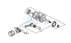 SYMPHONY ST 200i (L8) EU drawing CRANKSHAFT