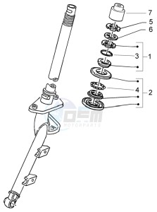 Granturismo 200 L drawing Steering bearing ball tracks