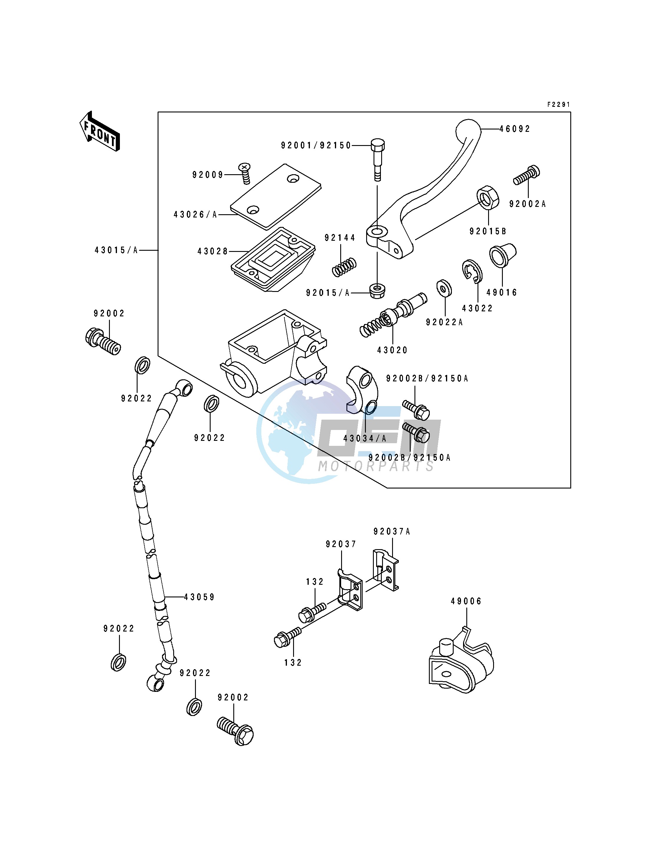 FRONT MASTER CYLINDER