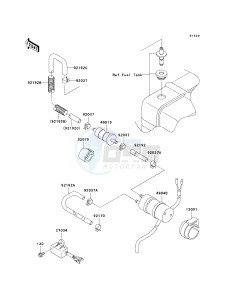 KAF 620 K [MULE 3010 TRANS4X4 HARDWOODS GREEN HD] (K6F-K8F) K7F drawing FUEL PUMP