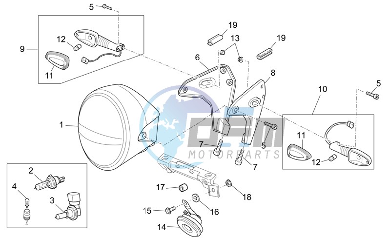 Headlight/Horn