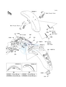 VN 1700 G [VULCAN 1700 CLASSIC LT] (9G-9FA) G9F drawing FENDERS