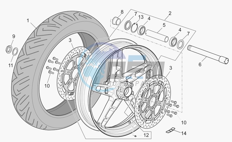 Front wheel