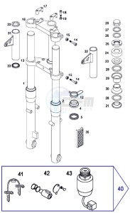 FLEXER_EX_45kmh_L1 50 L1 drawing Front fork