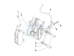 Stalker 50 drawing Brakes hose  - Calipers