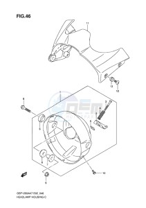 GSF-1250S BANDIT EU drawing HEADLAMP HOUSING