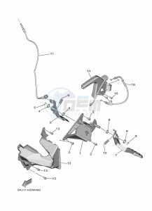 YXE1000EWS YX10ERPLP (B4MR) drawing PEDAL WIRE