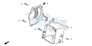 PK50 drawing SHROUD/FAN COVER