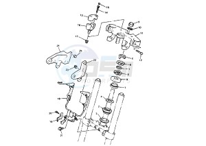 XJR 1200 drawing STEERING