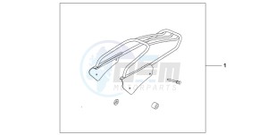 VT750DCA SHADOW SPIRIT drawing RR CARRIER