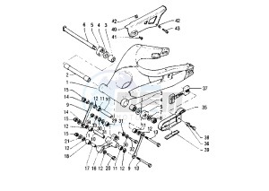 SZR 660 drawing REAR ARM