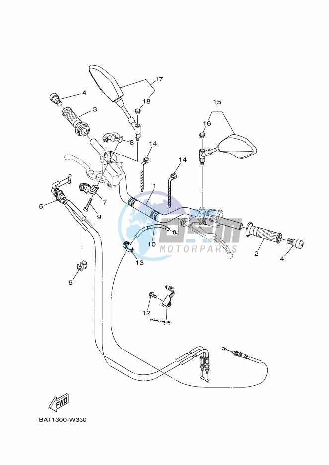 STEERING HANDLE & CABLE