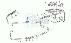 California 1100 drawing Pierburg valve system