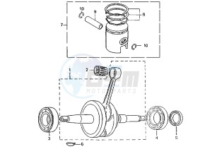 ST RAPIDO - 50 cc drawing CRANKSHAFT-PISTON