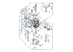 XC T CYGNUS 125 drawing CARBURETOR