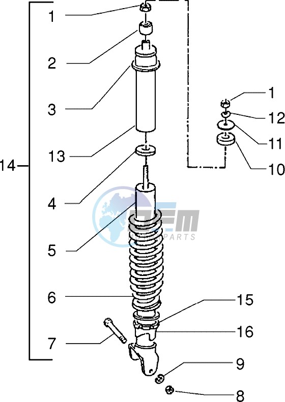 Rear Shock absorber