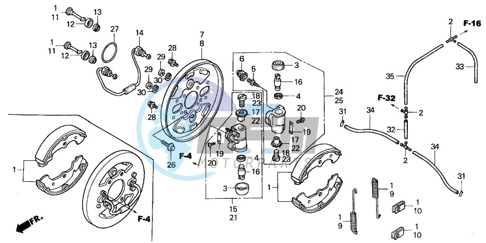 FRONT BRAKE PANEL