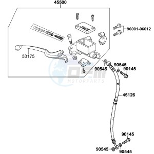 AGILITY 125cc drawing Brake Master Cylinder