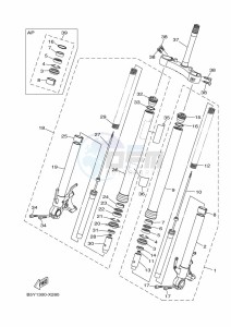 MT-10 MTN1000 (B5Y1) drawing FRONT FORK