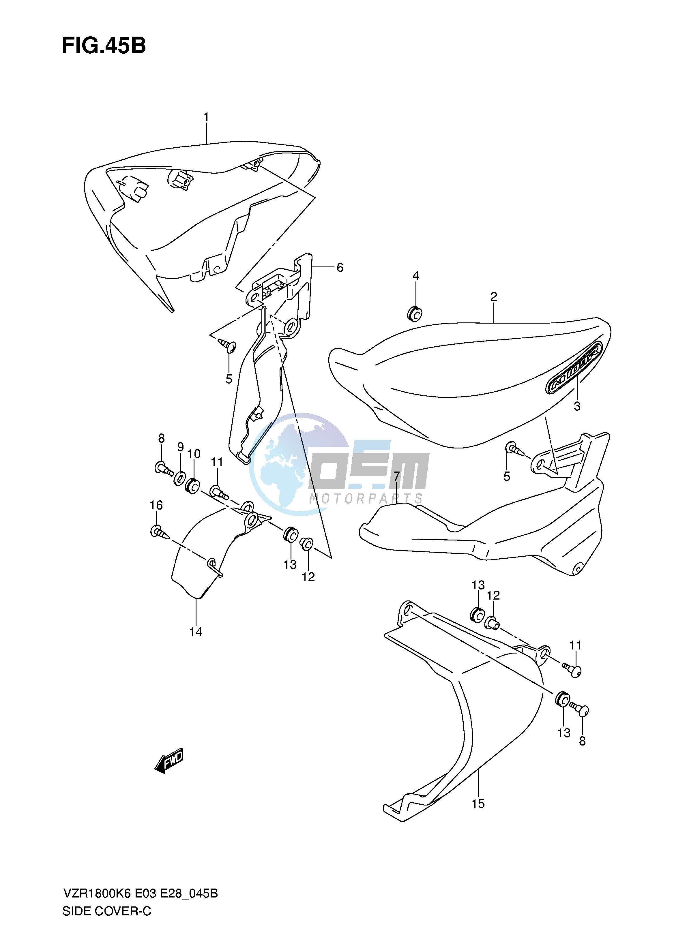 SIDE COVER (VZR1800K8 NK8)