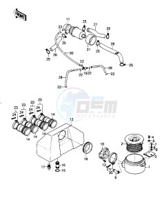 KZ 1000 G [CLASSIC] (G1) [CLASSIC] drawing AIR CLEANER