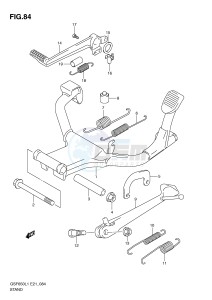 GSF650 (E21) Bandit drawing STAND