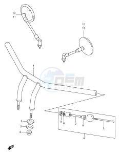 VZ800 (E2) MARAUDER drawing HANDLEBAR