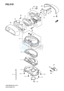 VZR1800 (E2) INTRUDER drawing SPEEDOMETER (VZR1800NK8 NU2K8)