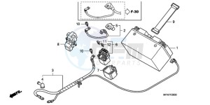 CB1000RAA Europe Direct - (ED / ABS) drawing BATTERY