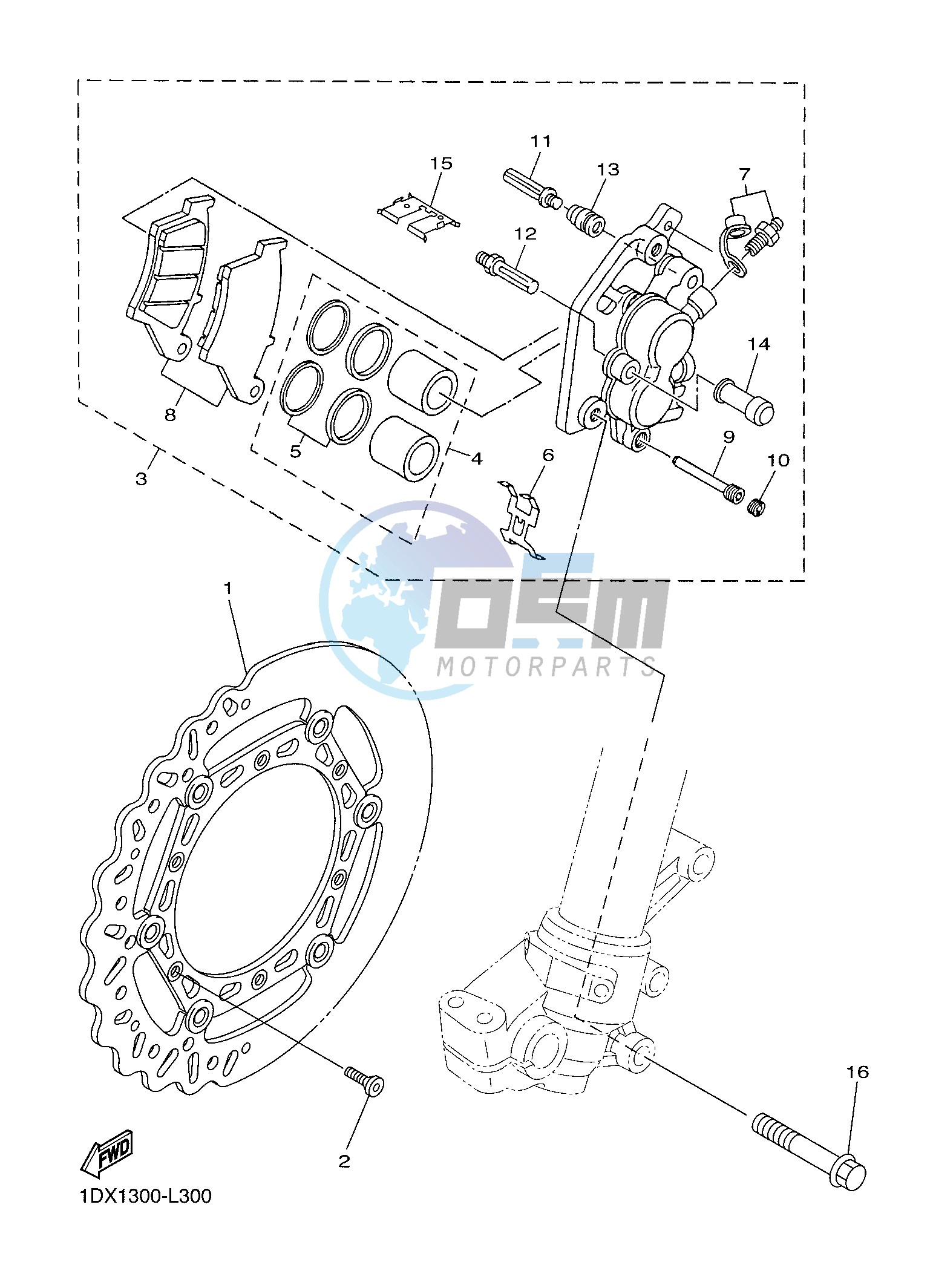 FRONT BRAKE CALIPER