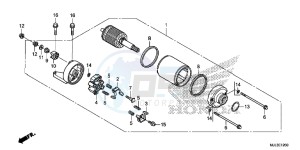 NC750XE NC750X Europe Direct - (ED) drawing STARTING MOTOR