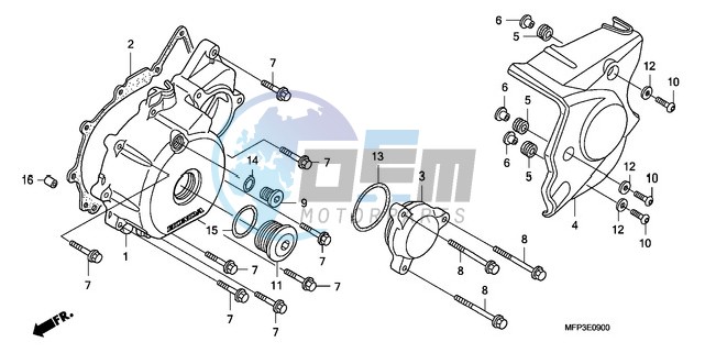 LEFT CRANKCASE COVER