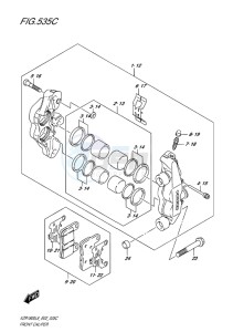 VZR1800BZ BOULEVARD EU drawing FRONT CALIPER