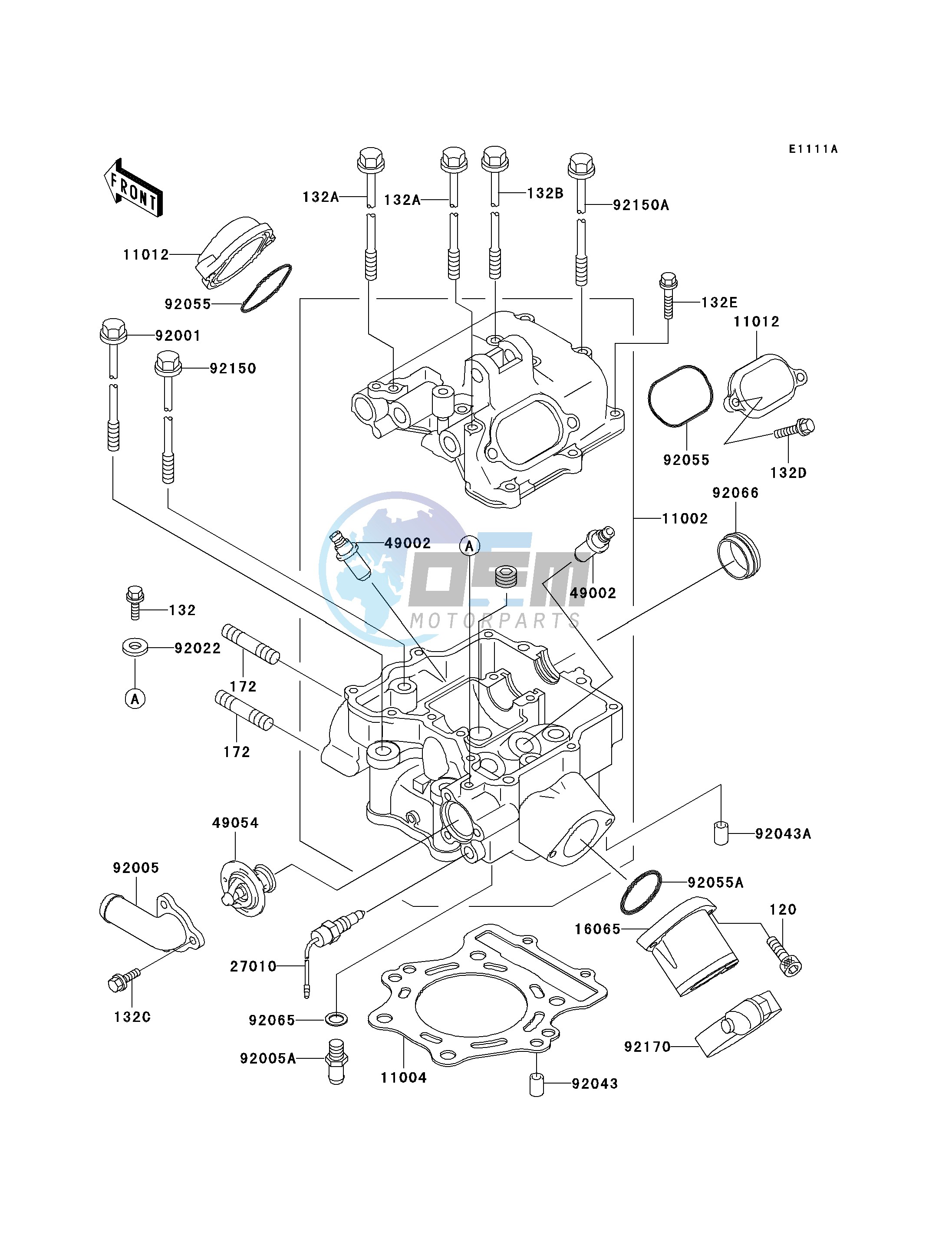 CYLINDER HEAD-- VF400AE515523 - - -