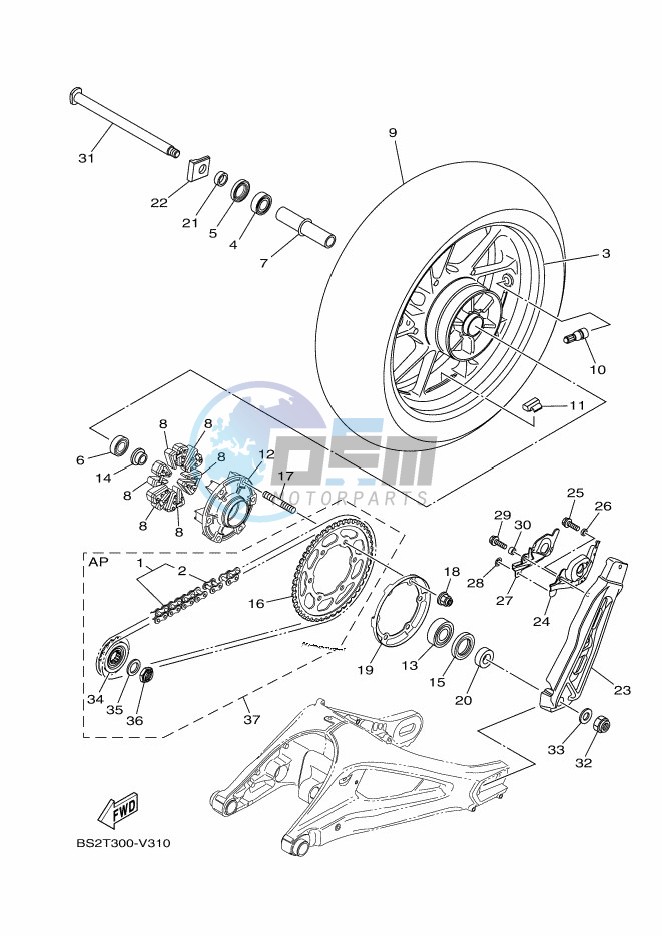 REAR WHEEL