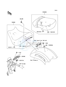 VN2000 CLASSIC VN2000H9F GB XX (EU ME A(FRICA) drawing Seat