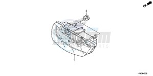 TRX500FM6H Europe Direct - (ED) drawing TAILLIGHT