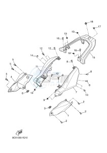 MTT690-U MT-07 TRACER TRACER 700 (BC62 BC62 BC62 BC62 BC62) drawing SIDE COVER