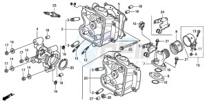 FES125A S-WING drawing CYLINDER HEAD