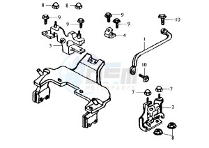 JOYRIDE - 150 cc drawing LOCK, SEAT