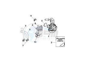 Runner SP 50 drawing Carburetor